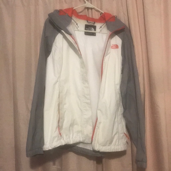 North face. Women’s grey/blood orange size medium - Picture 1 of 2